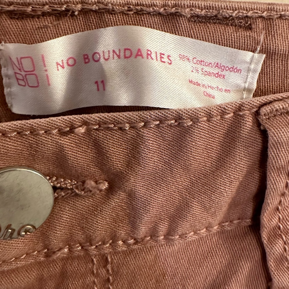No Boundaries mauve pants, size 11 - Picture 2 of 3